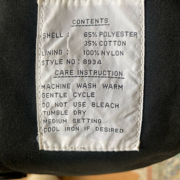 Vintage black women’s trenchcoat size 20 - Picture 11 of 12